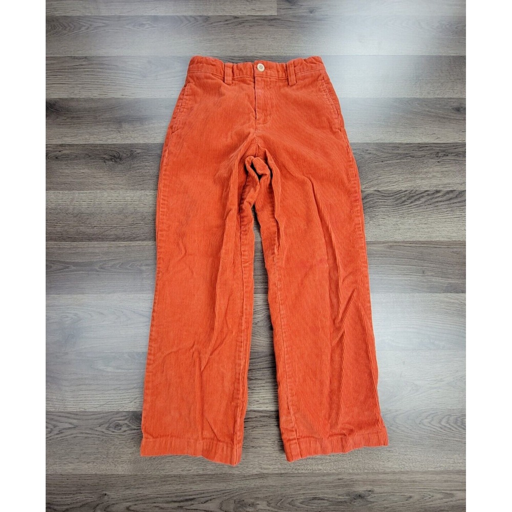 Vineyard Vines Corduroy Pants Size 20x21 Youth Boys Orange Straight Leg Preppy